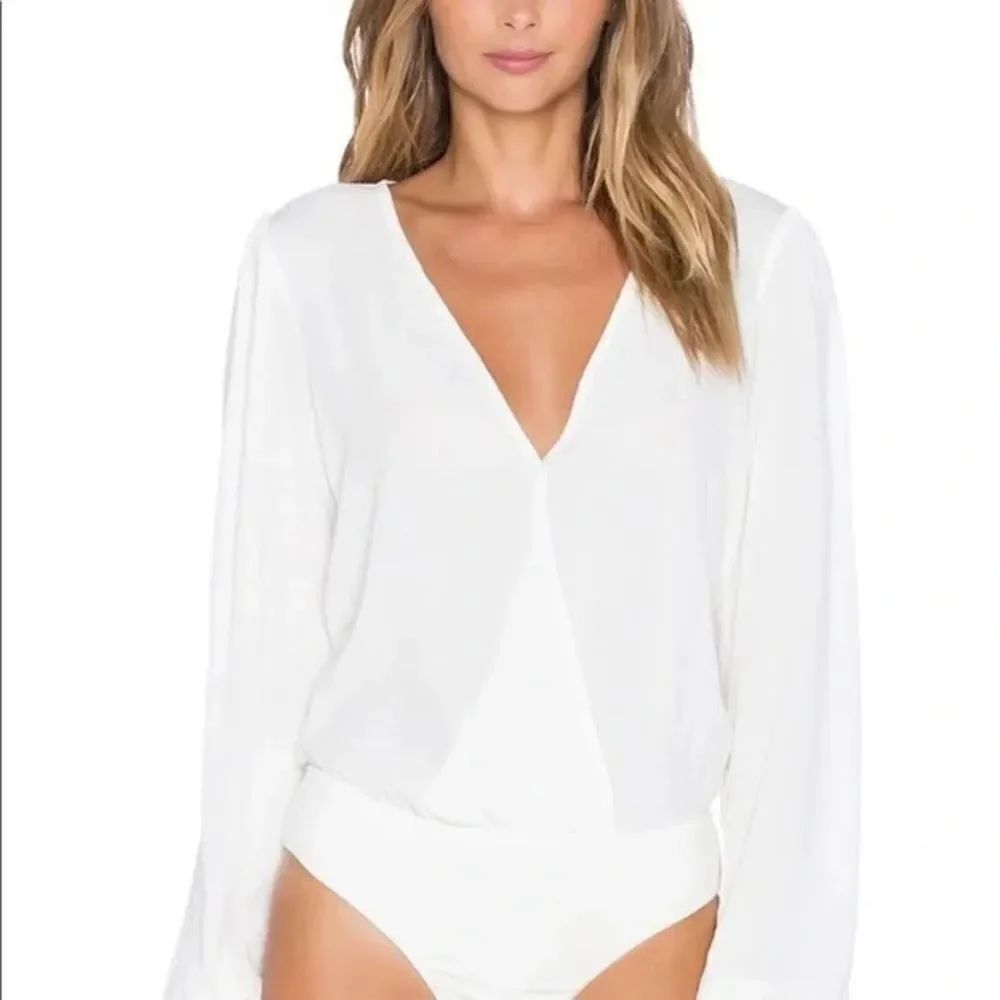 Lovers + Friends Vision White Bodysuit